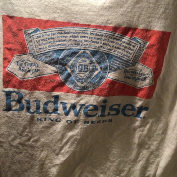 VintageBudweiser tee - Picture 2 of 4